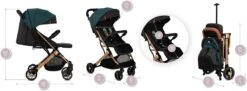 MoMi Wandelwagen - Compacte Lichtgewicht Buggy - Estelle - Green-Gold (geschikt Van 6mnd - 15kg) -Kinderwagen- En Accessoirewinkel 1200x443 2