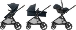 Maxi-Cosi Zelia³ Kinderwagen - Essential Graphite (zwart Frame + Bruin Leer) -Kinderwagen- En Accessoirewinkel 1200x483 2
