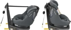 Maxi-Cosi AxissFix I-Size Autostoeltje - 360° Draaibaar - Authentic Graphite -Kinderwagen- En Accessoirewinkel 1200x507