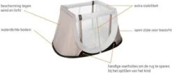 AeroMoov Instant Travel Cot Reisbed - Giraph Sky -Kinderwagen- En Accessoirewinkel 1200x508