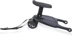 Merkloos Happyment® Universeel Meerijdplankje - Met Zitting - Voor Kinderwagen - Buggyboard - Zwart -Kinderwagen- En Accessoirewinkel 1200x613 1
