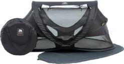 Deryan Peuter Luxe Campingbedje – Inclusief Zelfopblaasbare Matras - Zwart -Kinderwagen- En Accessoirewinkel 1200x623