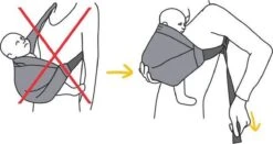 Minimonkey Mini Sling Draagzak - Zwart -Kinderwagen- En Accessoirewinkel 1200x638 3