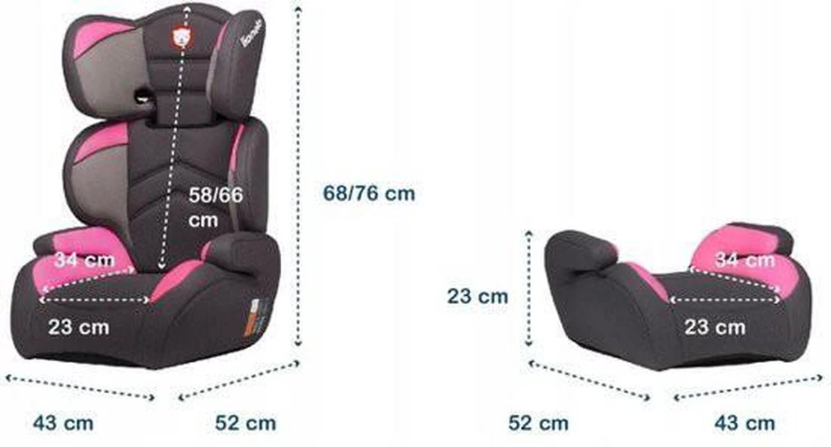 Lionelo Lars - Autostoeltje - ImpactGuard - Extra Spons - Tot 36kg 17 Lionelo Lars - Autostoeltje - ImpactGuard - Extra Spons - Tot 36kg - Afbeelding 15