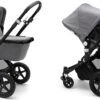 Bugaboo Cameleon 3 Plus Kinderwagen Met Stoel En Wieg - Zwart / Gemȇleerd Grijs