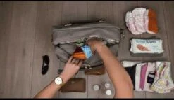 Grote Luiertas Double Zip Satchel Chestnut Redwood - Kunstleer - 42 Cm Breed -Kinderwagen- En Accessoirewinkel 1200x695