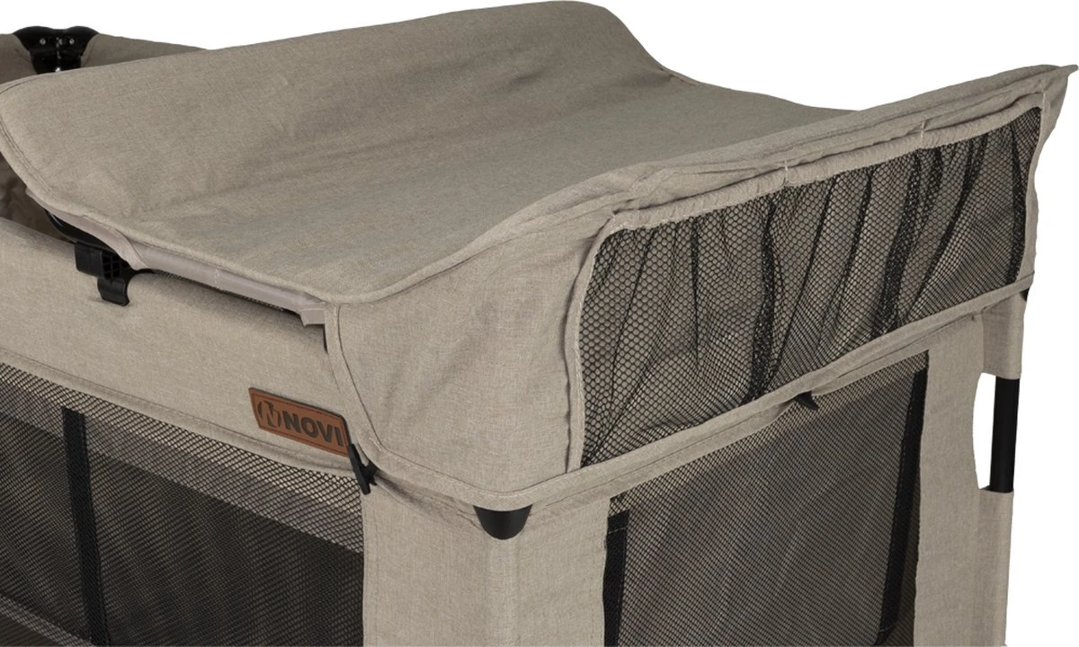 Reisbed Novi Baby® Nora Luxe Sand/Black 5 Reisbed Novi Baby® Nora Luxe Sand/Black - Afbeelding 3