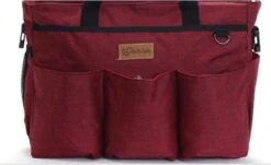 Merkloos Decopatent® Luiertas Schoudertas - Baby Verzorgingstas - Incl Verschoningsmatje & Flessenhouder - Vakken - Jongens/Meisjes - Grijs -Kinderwagen- En Accessoirewinkel 1200x732 1