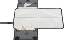Dooky 3 In 1 Changing Pack Verschonings Matje Grey Stars