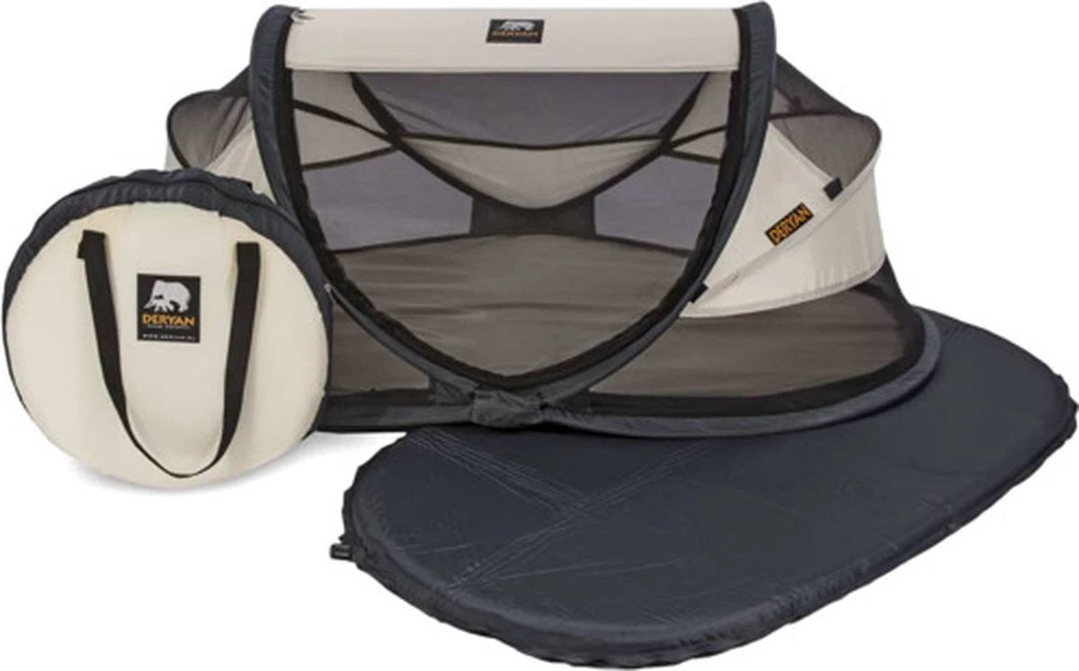 Deryan Baby Luxe Campingbedje – Inclusief Zelfopblaasbare Matras - Cream 18 Deryan Baby Luxe Campingbedje – Inclusief Zelfopblaasbare Matras - Cream - Afbeelding 16
