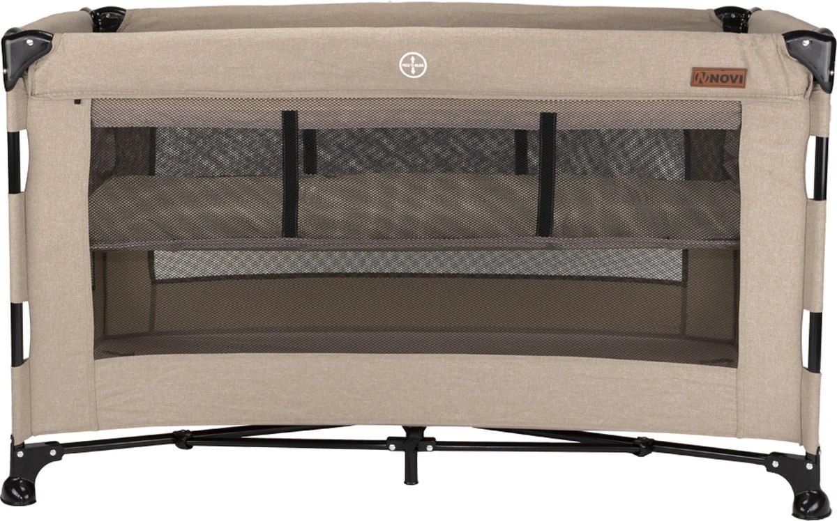 Reisbed Novi Baby® Nora Luxe Sand/Black 8 Reisbed Novi Baby® Nora Luxe Sand/Black - Afbeelding 6