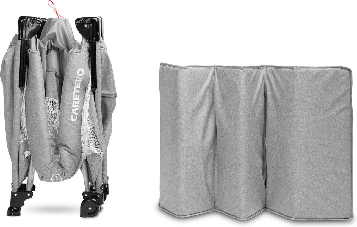 Caretero - Reisbed Met Bedfunctie Esti Graphite 4 Caretero - Reisbed Met Bedfunctie Esti Graphite - Afbeelding 2