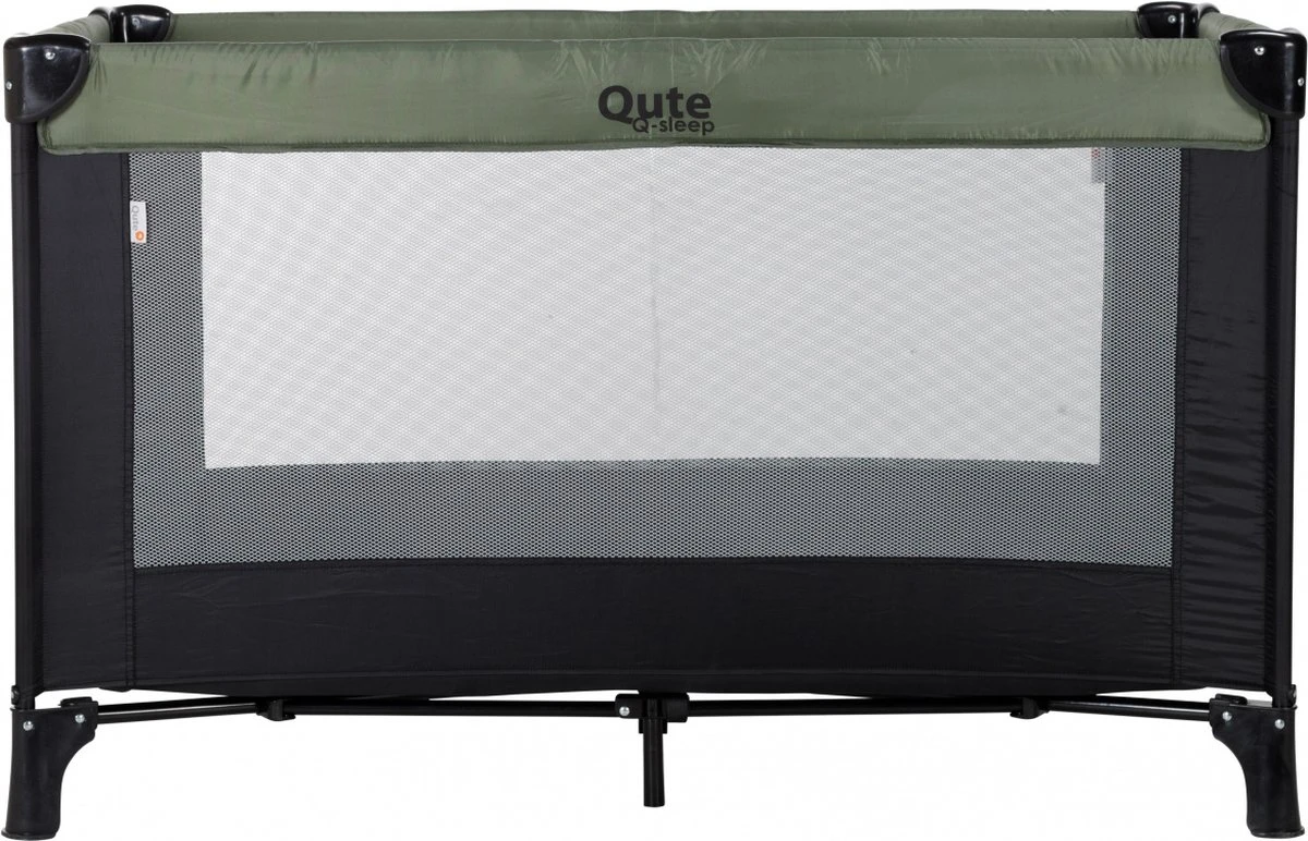 Qute Campingbed Q-sleep Olijfgroen/zwart 4 Qute Campingbed Q-sleep Olijfgroen/zwart - Afbeelding 2