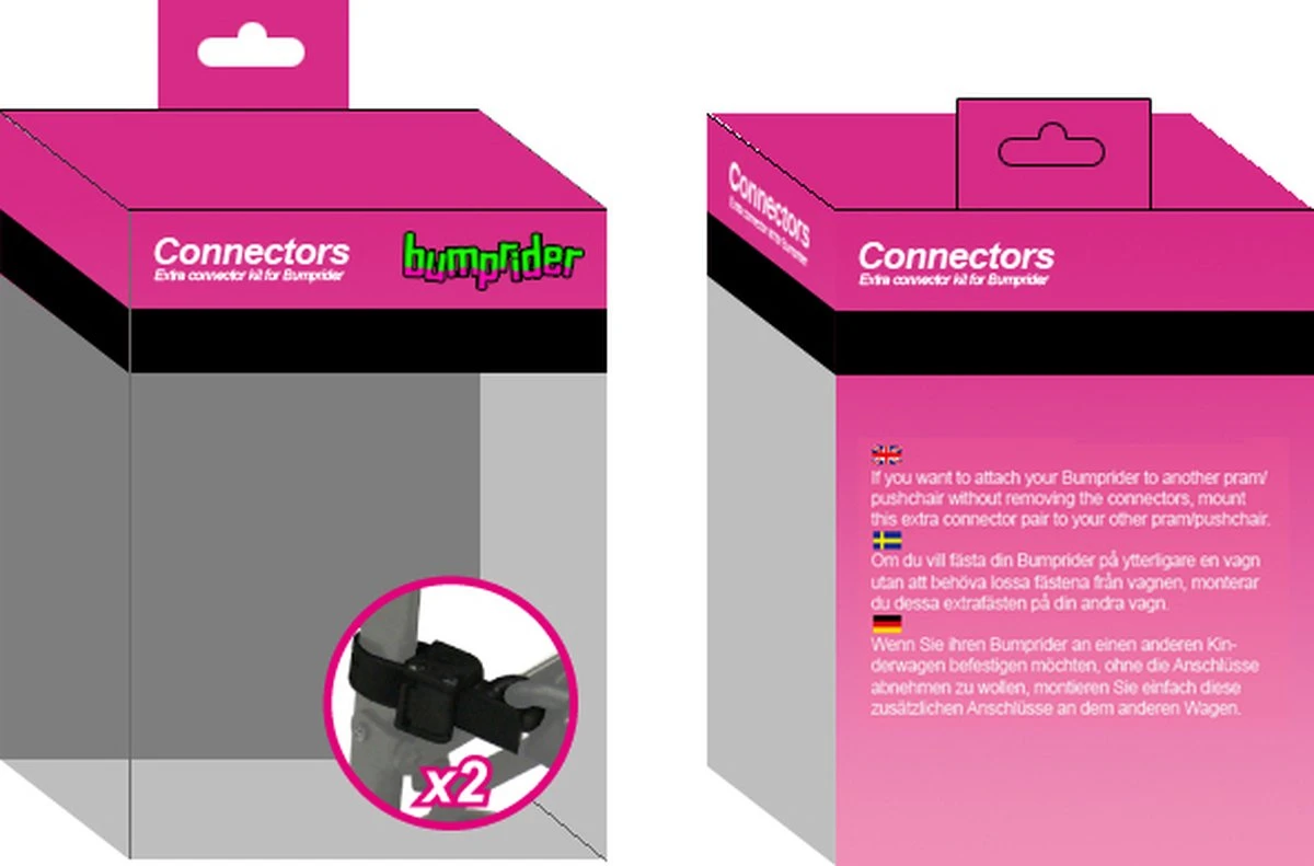 Bump Rider Kit - Connectors Voor Stand-on Board - 2 Stuks 4 Bump Rider Kit - Connectors Voor Stand-on Board - 2 Stuks - Afbeelding 2