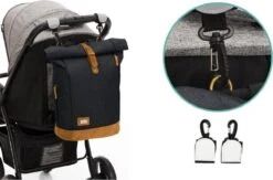 Fillikid Luiertas Rugzak - Met Verschoonmatje - Multifunctioneel - Zwart -Kinderwagen- En Accessoirewinkel 1200x792 1
