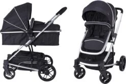 Bebies First Combi Kinderwagen Traffic - Zwart