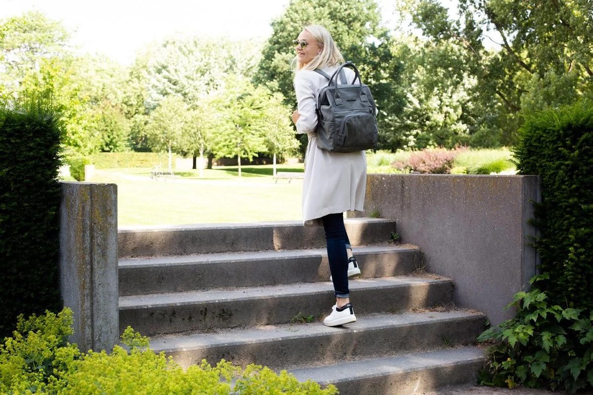 Little Company Riga Knit Luiertas - Grijs 6 Little Company Riga Knit Luiertas - Grijs - Afbeelding 4