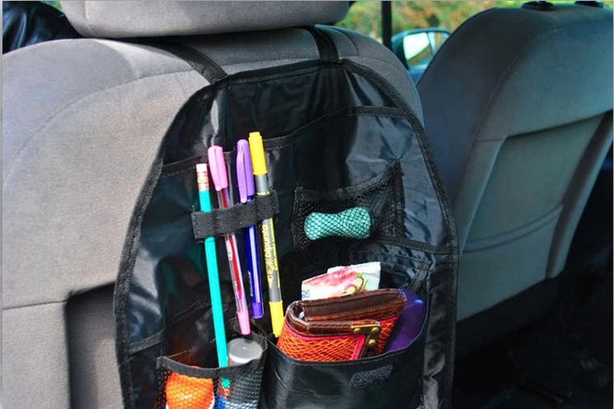 YUNICS® Auto Organizer - Autostoel Organizer - Voor Achterbank - Zwart 4 YUNICS® Auto Organizer - Autostoel Organizer - Voor Achterbank - Zwart - Afbeelding 2