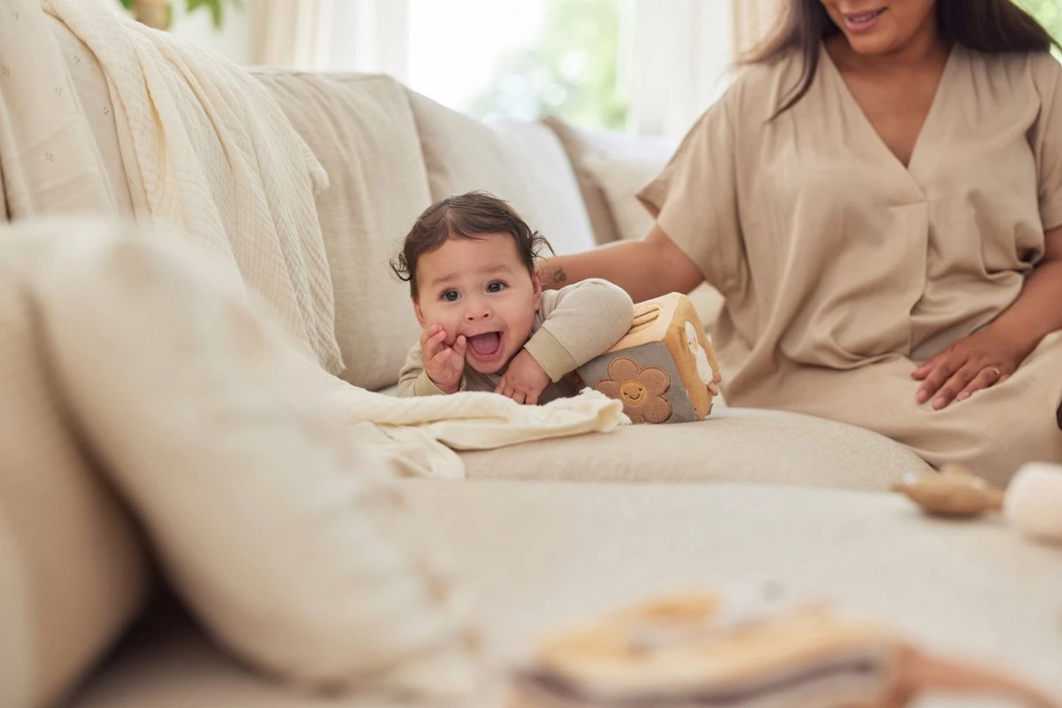 Jollein Activiteitenkubus - Spring Garden 6 Jollein Activiteitenkubus - Spring Garden - Afbeelding 4