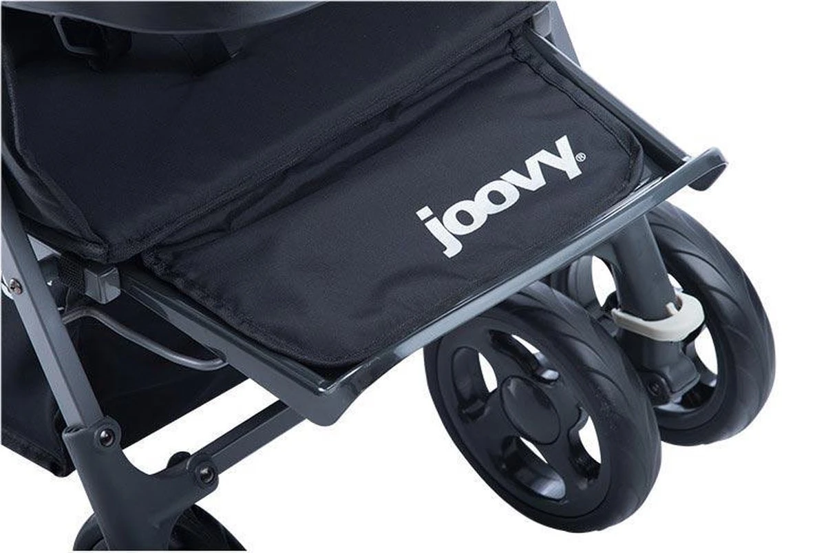 Joovy Caboose Too Ultralight Dubbele Buggy - Zwart - Duo Buggy - Lichtgewicht 12 Joovy Caboose Too Ultralight Dubbele Buggy - Zwart - Duo Buggy - Lichtgewicht - Afbeelding 10