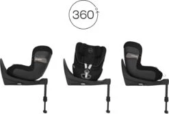 Cybex Sirona SX2 I-Size Autostoel Incl. ISOFIX Base - Moon Black -Kinderwagen- En Accessoirewinkel 1200x808 2