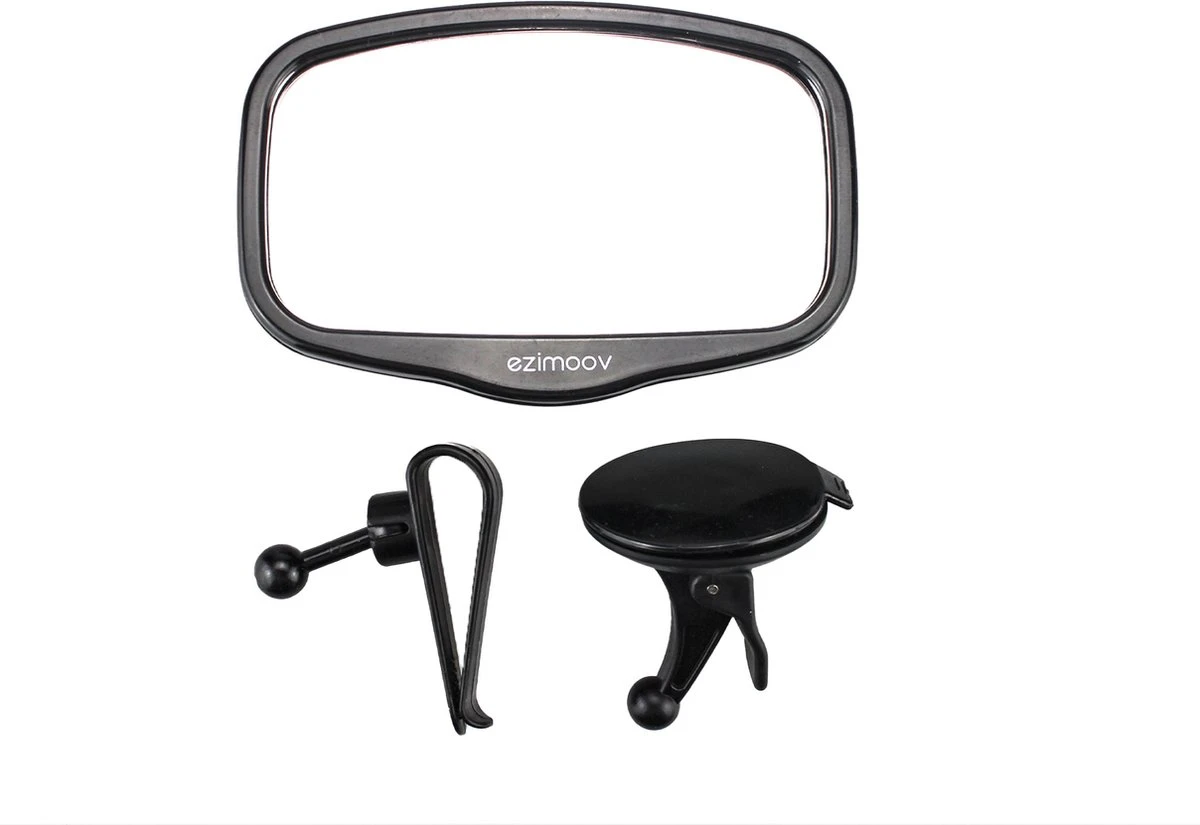 EZI MIRROR MINI - Auto Spiegel Baby - Met Klem En Zuignap - Klein Formaat - Bevestig Op Ruit Of Aan Zonneklep 11 EZI MIRROR MINI - Auto Spiegel Baby - Met Klem En Zuignap - Klein Formaat - Bevestig Op Ruit Of Aan Zonneklep - Afbeelding 9