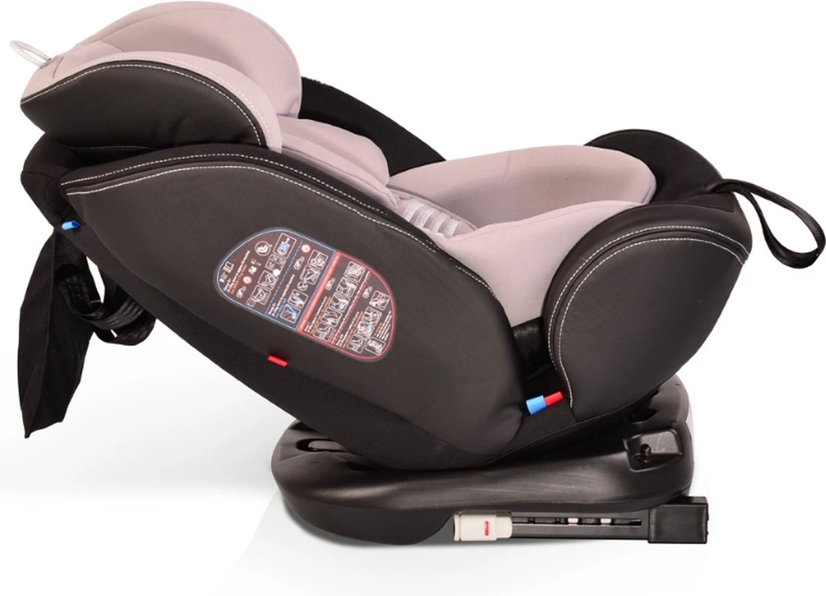 Cangaroo Pilot Black Leather SPS Isofix 360° 0-36 Kg Autostoel Met Zonnekap 6 Cangaroo Pilot Black Leather SPS Isofix 360° 0-36 Kg Autostoel Met Zonnekap - Afbeelding 4