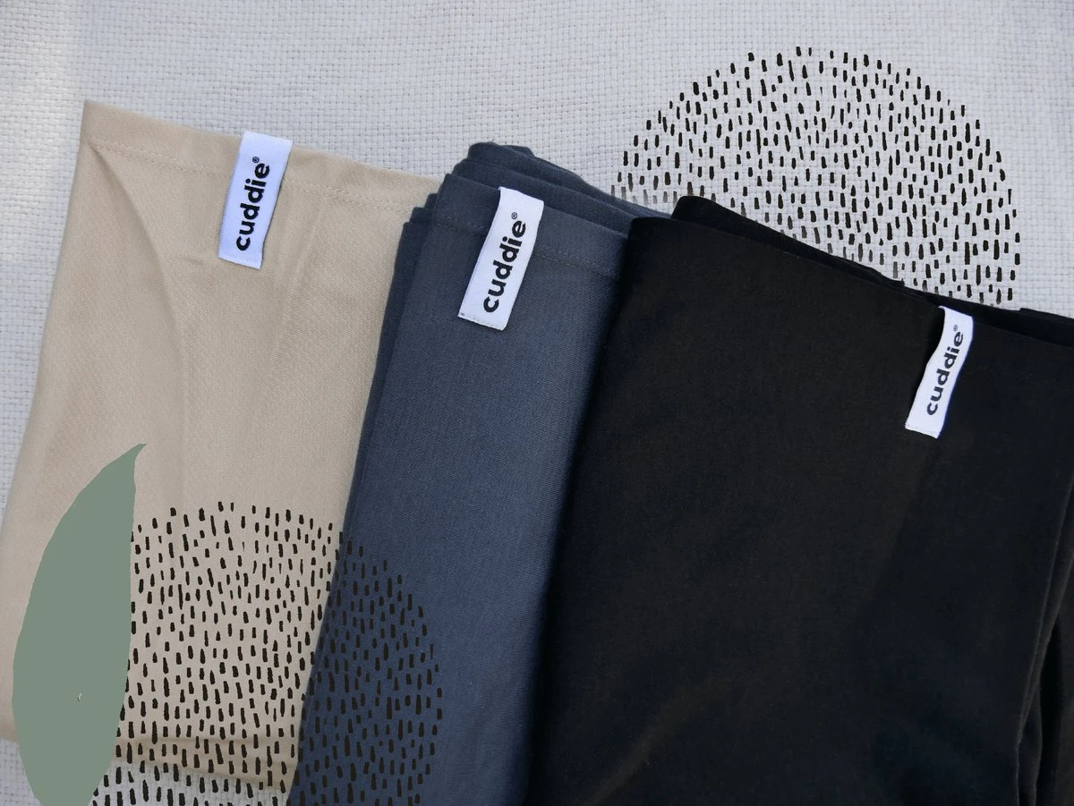 Cuddie Baby Draagdoek - Premium Organic Baby Draagdoek Gemaakt Van Bio Katoen - Newborns Tot 15 Kg - Baby Cadeau - Met Wenskaart - Sand 13 Cuddie Baby Draagdoek - Premium Organic Baby Draagdoek Gemaakt Van Bio Katoen - Newborns Tot 15 Kg - Baby Cadeau - Met Wenskaart - Sand - Afbeelding 11