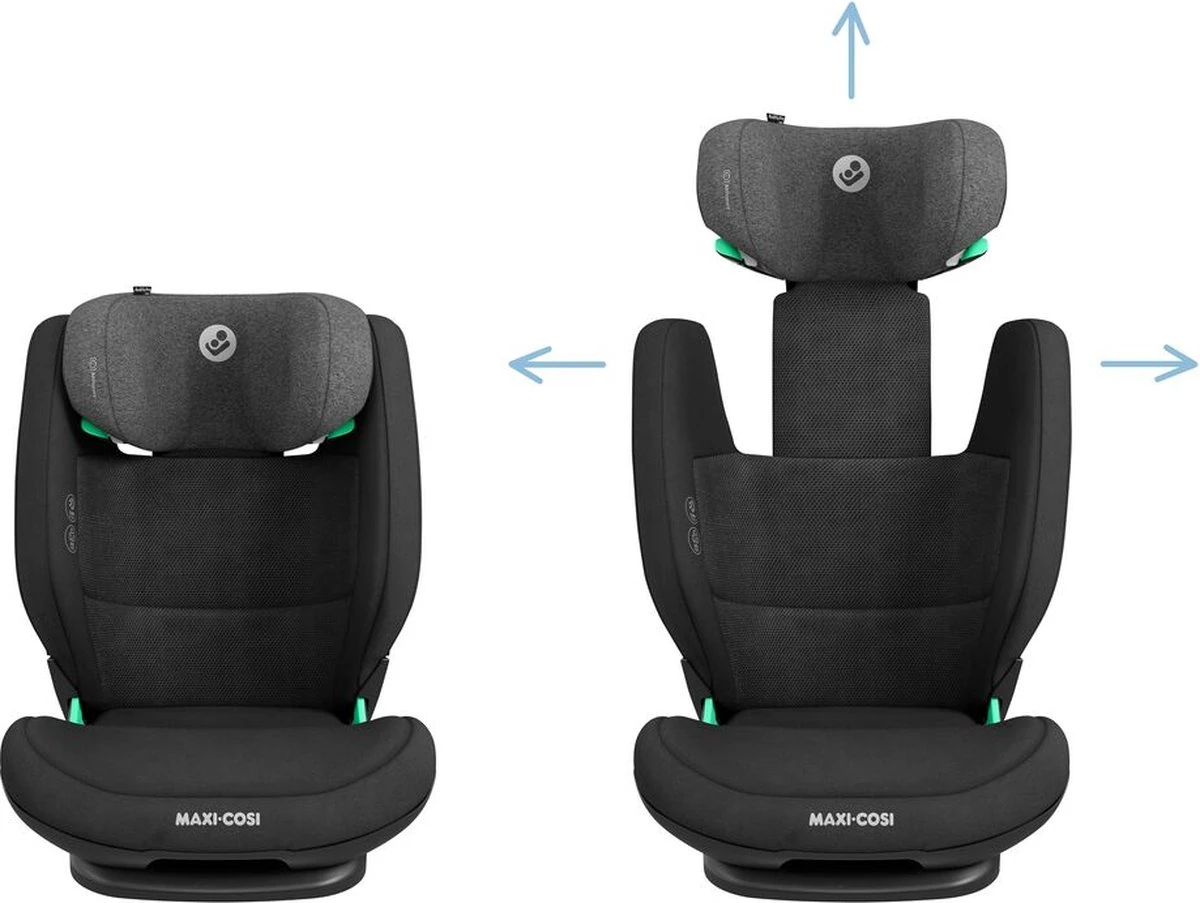 Maxi-Cosi RodiFix Pro I-Size Autostoel - Authentic Black - Vanaf Ca. 3,5 Jaar Tot 12 Jaar 9 Maxi-Cosi RodiFix Pro I-Size Autostoel - Authentic Black - Vanaf Ca. 3,5 Jaar Tot 12 Jaar - Afbeelding 7