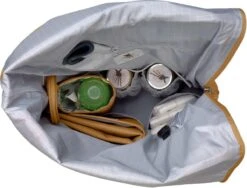 LÄSSIG Luiertas Rolltop Backpack Rugzak Incl Verschoningsmatje - Curry -Kinderwagen- En Accessoirewinkel 1200x913 2