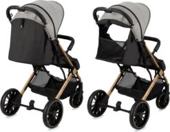 MoMi Wandelwagen - Compacte Lichtgewicht Buggy - Estelle Dakar Met XXL Wielen & Zonnekap - Leopard - Grijs-Goud (geschikt Van 6mnd - 22kg) -Kinderwagen- En Accessoirewinkel 1200x931 3