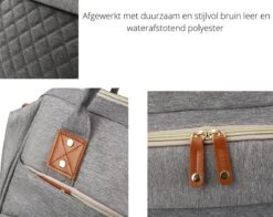 Humpy Dumpy Stijlvolle Luiertas Rugzak (Zwart) Met Uitschuifbaar Verschoon/ Slaap Bedje. Incl. Verschoon Matje, USB Poort & Buggy Straps -Kinderwagen- En Accessoirewinkel 1200x950 4