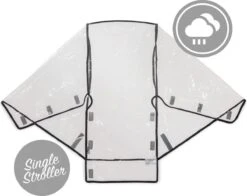 Hauck Regenhoes - Geschikt Voor Buggy's - Transparant, Grijs -Kinderwagen- En Accessoirewinkel 1200x954