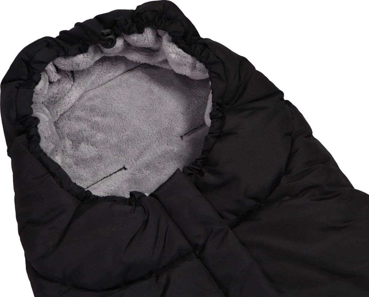 Ding Deluxe Universele Voetenzak Voor Buggy & Kinderwagen - Zwart 4 Ding Deluxe Universele Voetenzak Voor Buggy & Kinderwagen - Zwart - Afbeelding 2