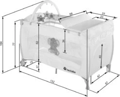 Tectake - Reisbedje Babybed Campingbed Dodo - 132x75x104cm Incl. Aankleedkussen En Draagtas - Bruin - 402203 16 Tectake - Reisbedje Babybed Campingbed Dodo - 132x75x104cm Incl. Aankleedkussen En Draagtas - Bruin - 402203 -Kinderwagen- En Accessoirewinkel 1200x972 4