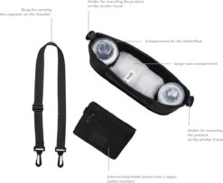 Lionelo Little Cube - Buggy Organizers - Twee Vakken Voor Flessen - Eenvoudig Te Reinigen - Universeel Design -Kinderwagen- En Accessoirewinkel 1200x987 1