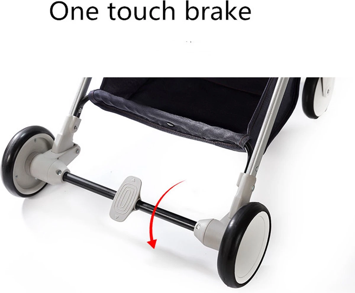 WOOSH New Buggy - Zwart - One Hand Folding - 3 Slaapstanden - Wandelwagen Tot 25 Kg - Regenhoes - Bekerhouder - Muggennet 14 WOOSH New Buggy - Zwart - One Hand Folding - 3 Slaapstanden - Wandelwagen Tot 25 Kg - Regenhoes - Bekerhouder - Muggennet - Afbeelding 12