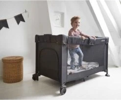 Koelstra Travelsleeper Campingbedje - Met Verhoger - Zwart -Kinderwagen- En Accessoirewinkel 1200x990 5