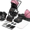 Lionelo Amber 3in1 - Kinderwagen - XXL SET - Incl. Autostoel - 0-22kg -Kinderwagen- En Accessoirewinkel 1200x997 4