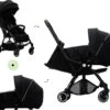 Hamilton By Yoop X1 Plus Kinderwagen - Buggy Met Monteerbare Wieg - Premium Stroller Met One Hand Folding Technologie - Nieuw, Hoger, Uitgebreider 2023 Model - Zwart - Licht, Verstelbaar, Wendbaar En Geschikt Van 0 Maanden Tot 4 Jaar -Kinderwagen- En Accessoirewinkel 1200x997 5