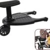 Honhill® - Kinder Meerijdplankje - Zwart - Kinderwagen - Buggy - 1 Wiel - Met Stoeltje -Kinderwagen- En Accessoirewinkel 1200x998 1