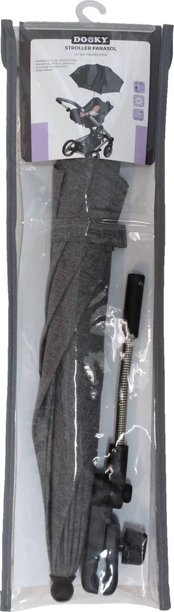 Dooky Parasol Kinderwagen Grijs Gemêleerd 10 Dooky Parasol Kinderwagen Grijs Gemêleerd - Afbeelding 8