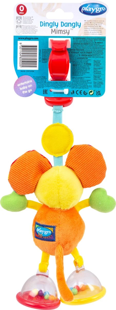 Playgro Hangspeeltje Mimsy De Muis 8 Playgro Hangspeeltje Mimsy De Muis - Afbeelding 6