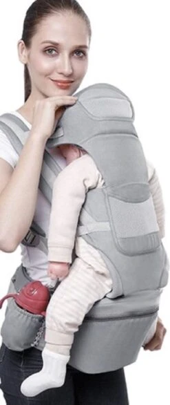 Ergonomische Draagzak Baby 15 In 1 - Draagdoek Tot 25 Kg - Baby Drager - Baby Carrier - Multifunctioneel - Grijs -Kinderwagen- En Accessoirewinkel 506x1200 2