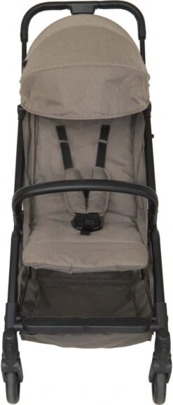 Prénatal Compact Buggy - Traploos Verstelbare Rugleuning - Inklapbaar Met 1 Hand - Plooibuggy - Taupe -Kinderwagen- En Accessoirewinkel 515x1200