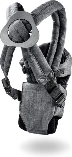 Hauck 2 Way Carrier Draagzak - Buikdrager - Melange Charcoal -Kinderwagen- En Accessoirewinkel 553x1200