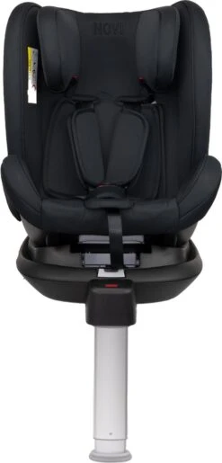 Autostoel Novi Baby® David Premium 0-1-2-3 Isofix 360° Rotation All Black -Kinderwagen- En Accessoirewinkel 575x1200 1