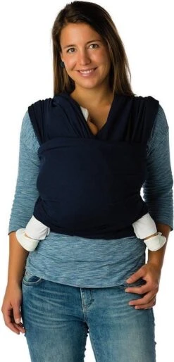 Babylonia Draagdoek - Tricot-Slen - Jeansblauw -Kinderwagen- En Accessoirewinkel 577x1200 3