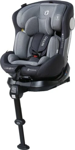 Autostoel Titanium Baby Nitro I-Size 360° 0-1-2-3 Isofix Rotation Grey -Kinderwagen- En Accessoirewinkel 602x1200