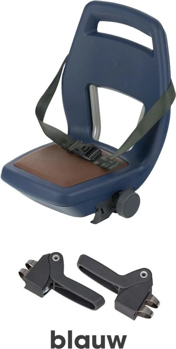 Qibbel 6+ Junior Fietsstoeltje Achter - Blauw Met Bruin Kussentje 16 Qibbel 6+ Junior Fietsstoeltje Achter - Blauw Met Bruin Kussentje - Afbeelding 14